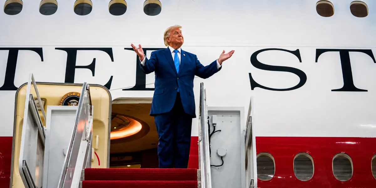 Trump’s Secret ‘Food Truck’ Escape: Iran Threat Forces Dramatic Plane Switch