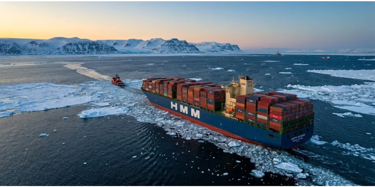 South Korea Sends Container Ship Through Arctic To Europe