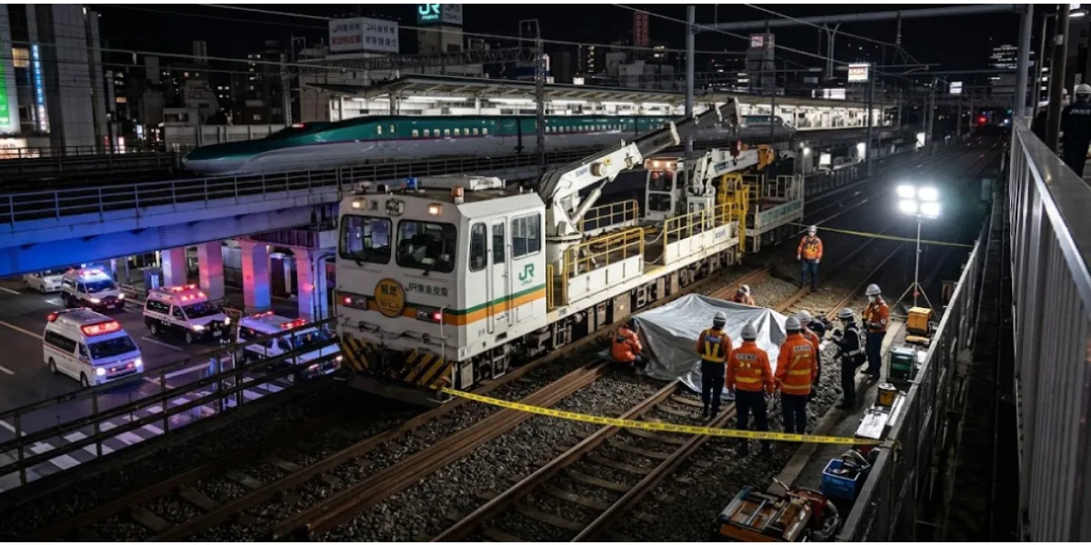 Japan Train Tragedy: Four Workers Killed During Railway Maintenance Work