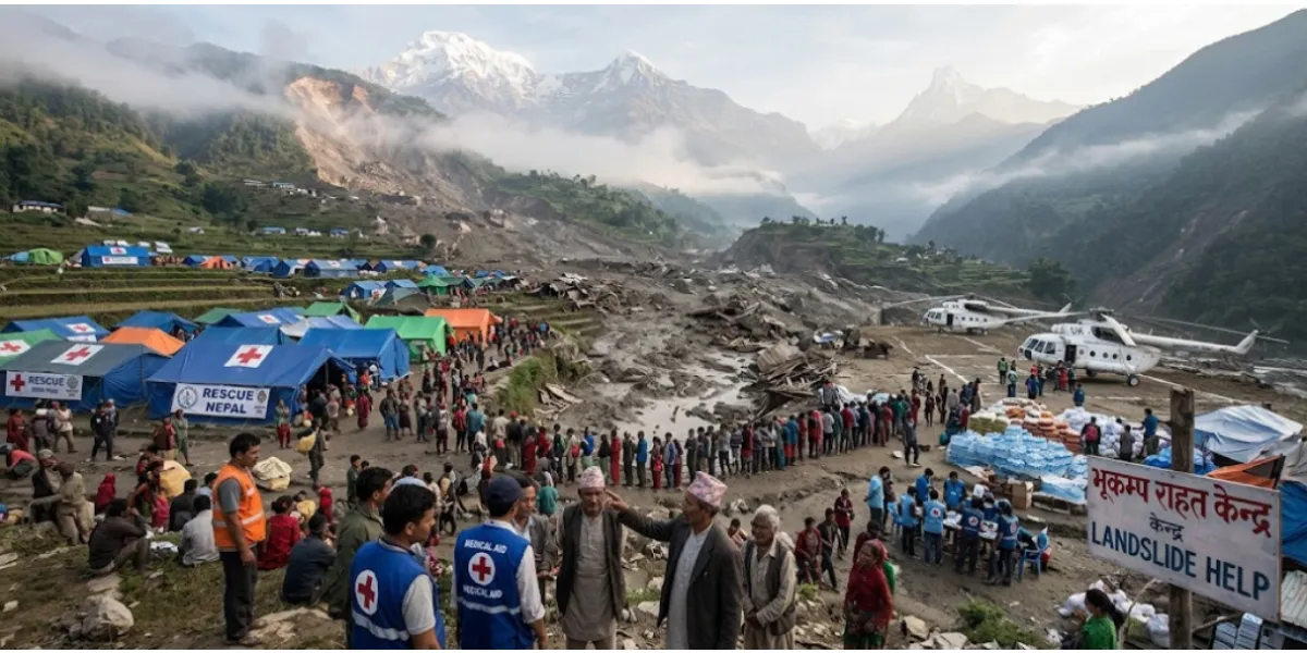 Nepal Faces Growing Humanitarian Crisis After Devastating Himalayan Landslide