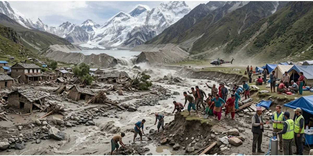Nepal China Glacier Disaster Triggers Floods As Thousands Remain Missing