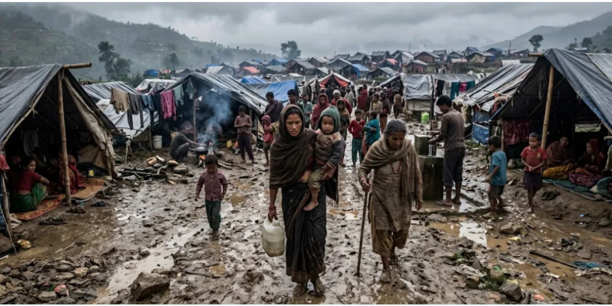 Nepal Flood Survivors Face Fresh Hardships Inside Temporary Relief Camps