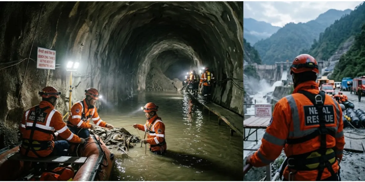 Rescuers Target Nepal Hydropower Tunnels As Missing Worker Search Continues