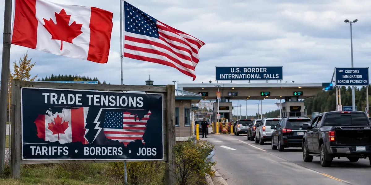 Canada Today | Border Communities Feel Trade War Impact As Carney Signals Caution & Trudeau Enters Media Business