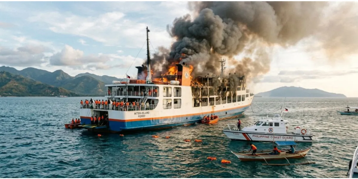 Philippines Ferry Fire Tragedy Unfolds As Search For Survivors Continues