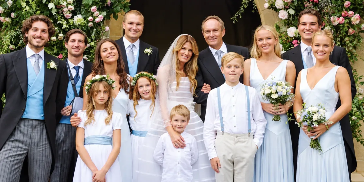 Jemima Goldsmith Shares Intimate Wedding Moments With Cameron O’Reilly Family
