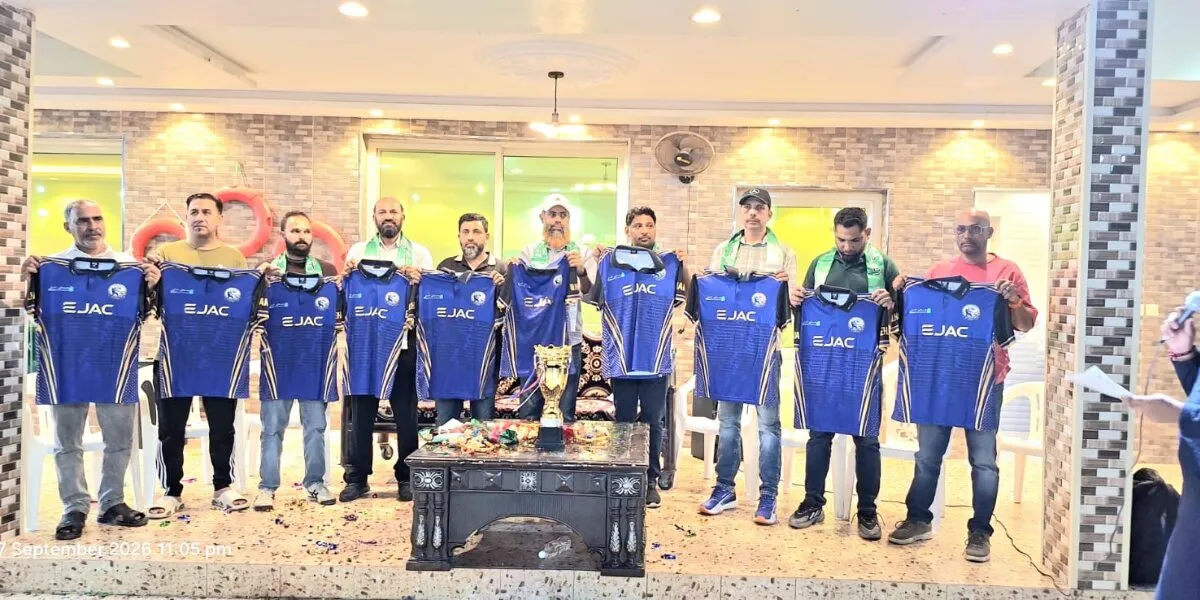 EJAC CC Unveils New Golden Jersey, Celebrates Tournament Triumph and Sets Sights on New Cricketing Glory in Jeddah