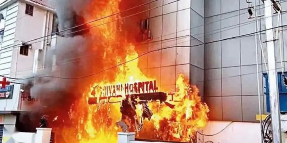 Hospital Horror in Telangana as Two Infants Die in Suspected AC Blast Fire