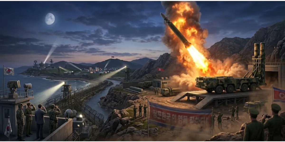 North Korea Fires Long-Range Missile Amid Growing Border Tensions