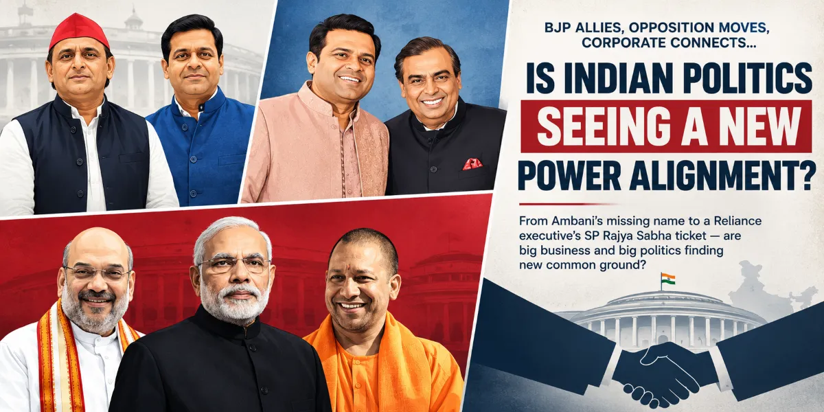 India|Ambani’s Name Vanishes, Reliance Executive Gets SP Ticket: Is Corporate India Hedging Its Political Bets? 