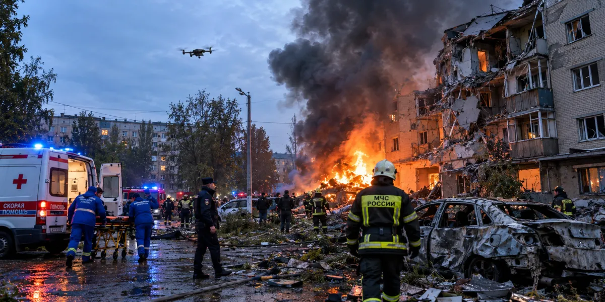 Russia Today | Deadly Drone Attacks, Moscow Security Plot, Ukraine Energy Strikes And Industrial Damage