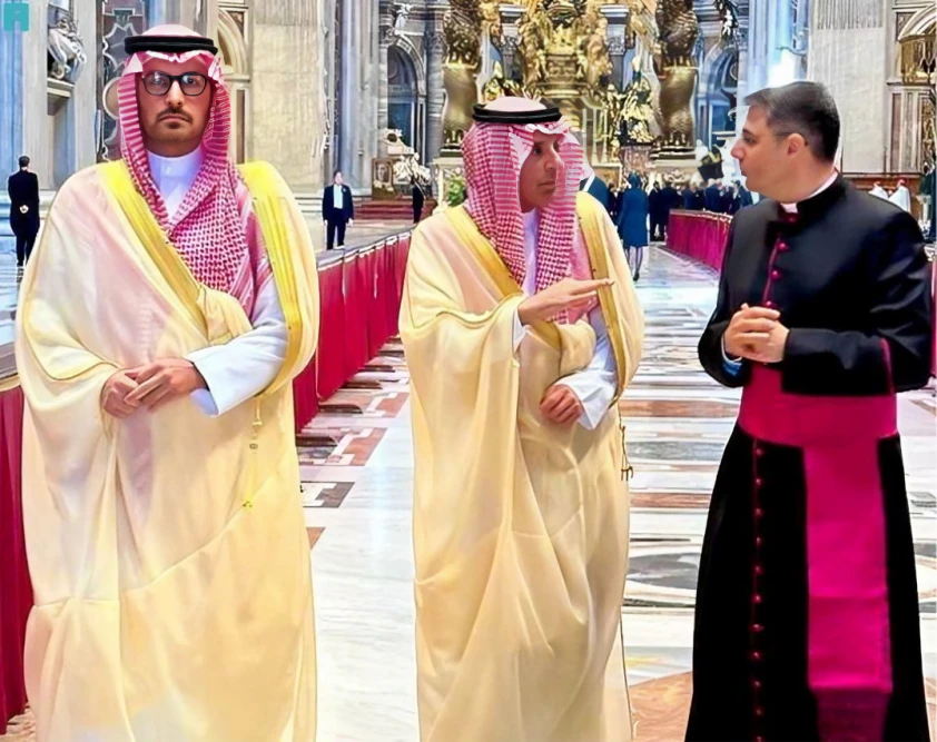 Saudi Arabia’s Delegation Attends Inauguration of Pope Leo XIV ...