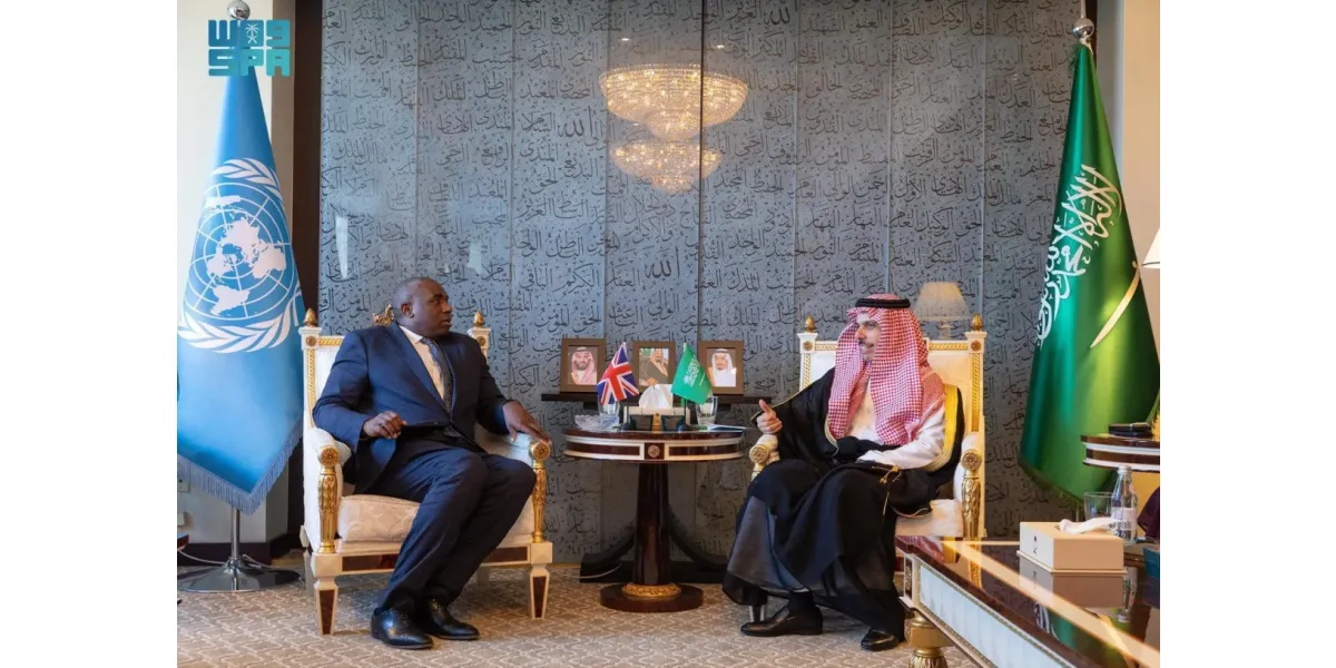 Saudi, UK Foreign Ministers Discuss Palestinian Statehood, Gaza Crisis