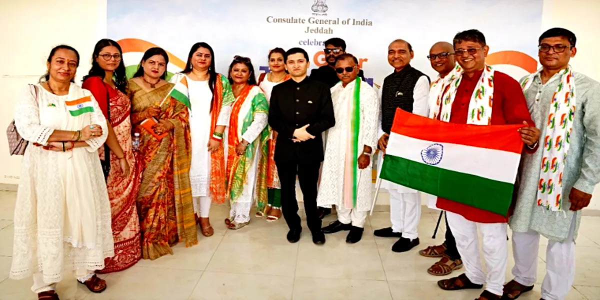 Indian Consulate in Jeddah Celebrates 79th Independence Day of India with Patriotic Fervour and Cultural Pride