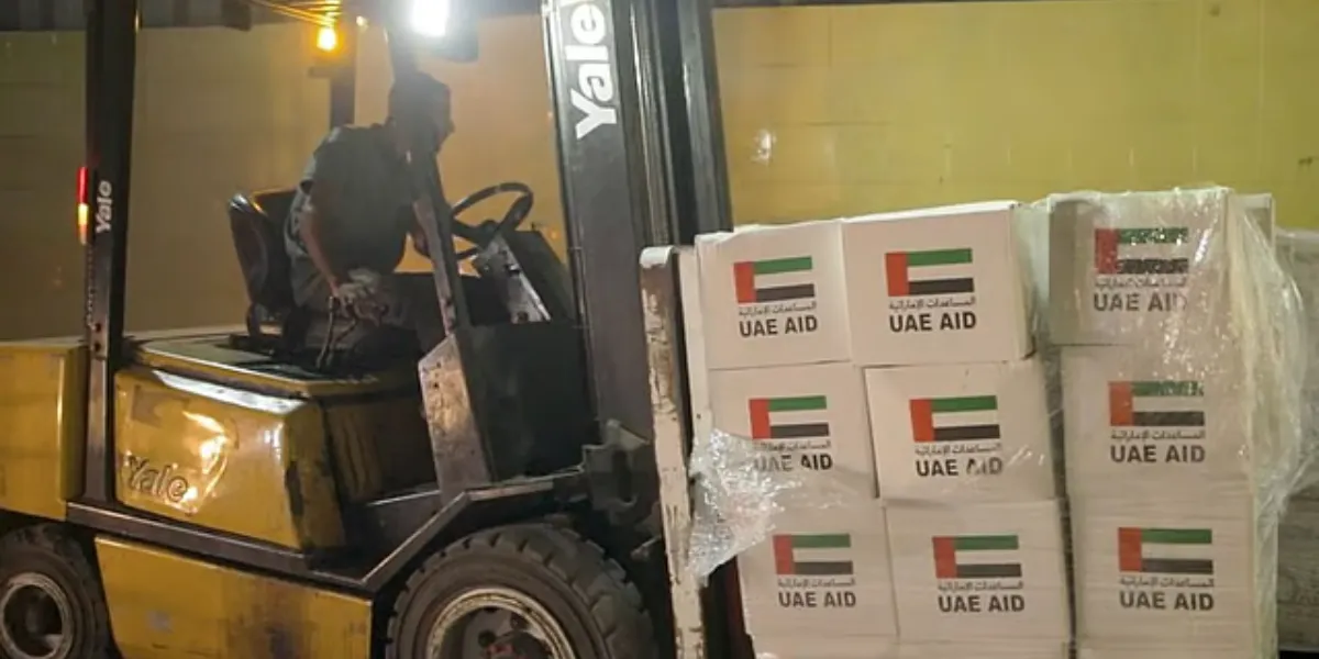 UAE Humanitarian Aid Convoy Reaches Gaza Under Operation Knight 3 ...