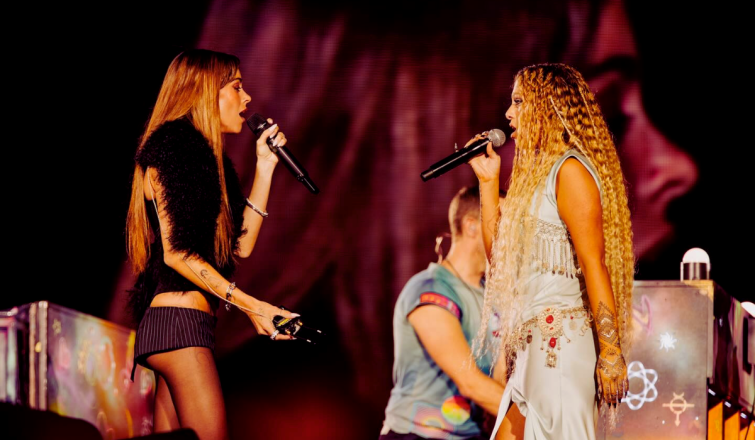 Elyanna brings excitement to Coldplay concert